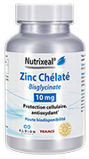 zinc chélaté bisglycinate ou bisglycinate de zinc qualité Albion® TRAACS® : hautement biodisponible